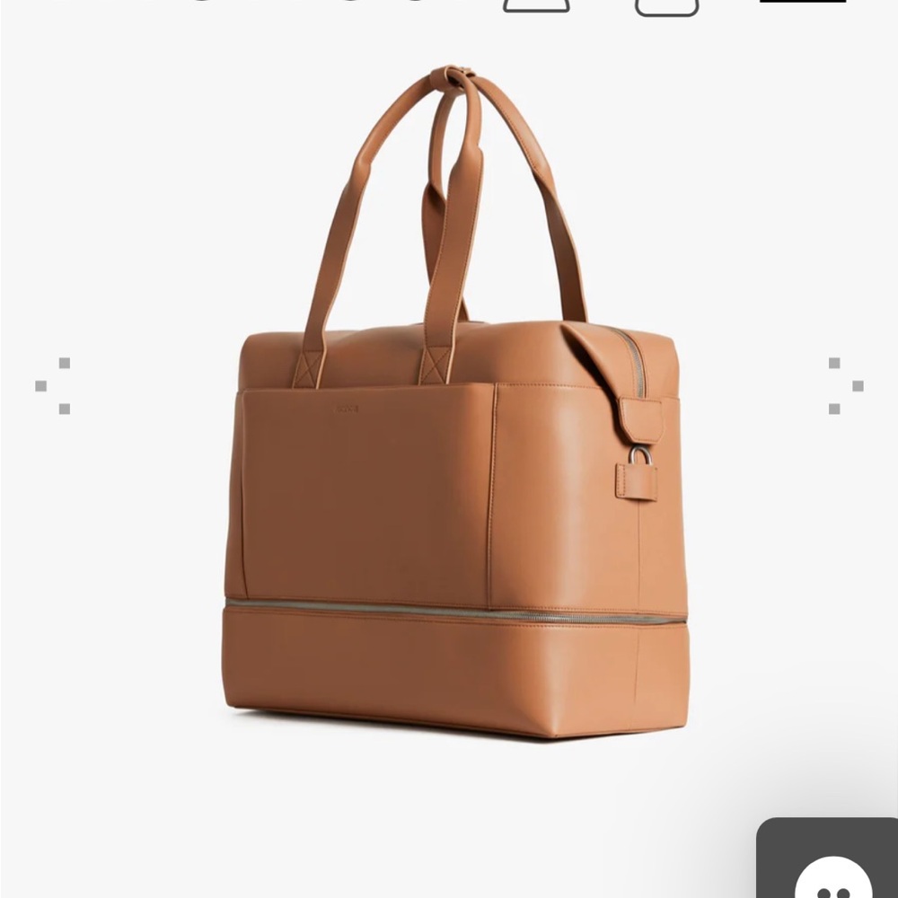 Monos Vegan Leather Weekender Bag